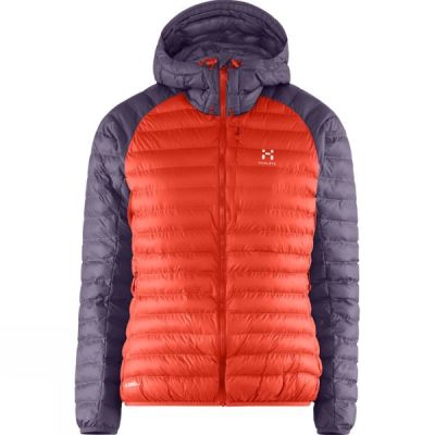 Haglofs Essens Mimic Hood - Női Dzseki - Lila / Narancssárga (Magyarország ZGI872619)